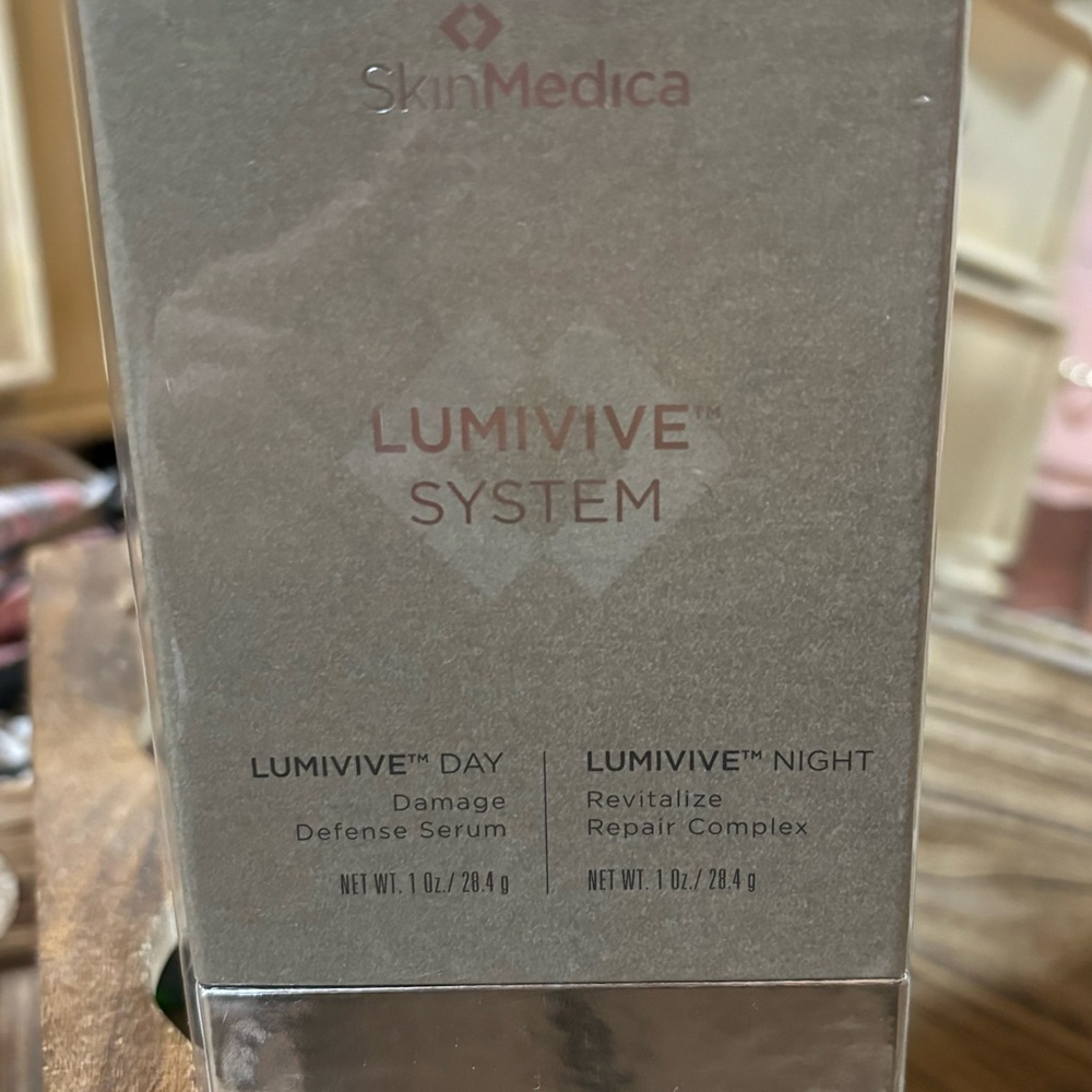 SkinMedica LUMIVIVE System - Gray and Silver Packaging